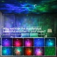 thumbnail image 2 of Star Galaxy Projector Night Light, AMORNO Ocean Wave Starry Projector with Bluetooth Music Speaker, Led Nebula Cloud for, 2 of 8