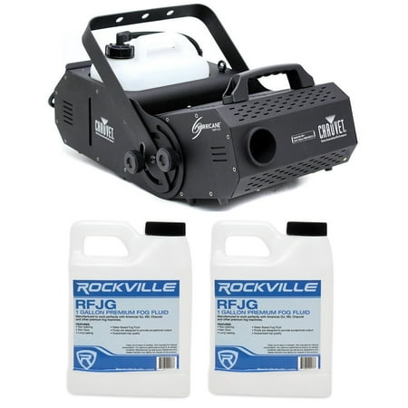 Chauvet HURRICANE H-1800 FLEX Fog / Smoke Machine H1800+2) Gallons of Fog Juice
