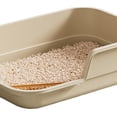 thumbnail image 3 of Extra Large Semi Enclosed Cat Litter Box High Sides Low Entry Open Top Kitty Toilet Splash Control for Senior Cats Kittens Multi Cat Home Apartment Senior Cats Multi Cat Clean Home Litter Control, 3 of 8