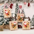 thumbnail image 4 of Santa Claus Christmas Tote Muñeco De Nieve Bolsas De Asas Impresas Cute Candy Bag Candy Tote Con Asa Firme Bolsos De Navidad Para El Hogar Christmas Candy Advancent HA027107-03, 4 of 7