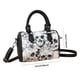 thumbnail image 3 of Bolso de hombro Boston con estampado de calavera, Bolso de mano para mujer con cremallera, Bolso Hobo de cuero PU, 3 of 8