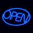thumbnail image 1 of LED OPEN Light Signs Battery/USB Powered Hanging Luminous Signs Decorative Lamp For Bar Restaurant Coffee Shop Decoration blue, 1 of 5