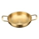 thumbnail image 5 of Batería de cocina Olla a fuego lento Olla para sopa Olla de agarre cómodo Olla para estofado con doble asa Dorado, 5 of 9