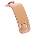 thumbnail image 1 of Almohadillas de cuero sintético para correas de hombro de mochila, fundas para cojines de correa de hombro para bolsos de mano, color caqui, 1 of 7