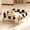 Black And White Sofa, variant on Elevated Wooden Cat Couch with Washable Removable Cover, Sturdy Detachable Pet Sofa, Comfortable Sleeping Bed for Cats, Kittens, Puppies & Other Small Indoor Animals