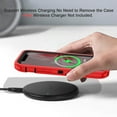 thumbnail image 6 of I-HONVA Compatible with iPhone 11 Pro Case,3-Layer Military Grade Drop Protection Anti-Slip Bumper Rugged Shockproof Dustproof Protection 5.8 inch Phone Case,Red Black, 6 of 7