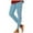 Blue, variant on Zhanying Christmas Leggings with Pockets Plus Size Stylish Elastic Ankle Cuffs Holiday Leggings for Women Plus Size Blue XL
