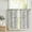 Floral Black on Beige, variant on Green Floral Kitchen Curtains 36 Inch Length Linen Farmhouse Cafe Tier Set - Small Rustic Country Room Darkening Lined Rod Pocket, Set of 2, Sage Green on Beige