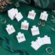 thumbnail image 4 of 100 tarjetas de exhibición de aretes de PVC, tarjetas colgantes para exhibición de joyas, tarjetas para aretes tipo puff, tarjetas para sujetar aretes con caja de embalaje de papel., 4 of 9