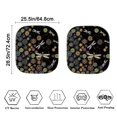 thumbnail image 3 of Yuyamidu Dragonfly Car Windshield Shade for Automative Sedan Van Boho Flower Blossom Windshield Sunshade 2 PCS Car Front Window Shades Car Accessories Keep Vehicle Cool, 3 of 5