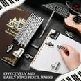 thumbnail image 7 of Music Pencils Music Note Pencil with Music Themed Erasers Wood Pencils Bulk Keyboard Fun Pencils Erasers Gift (72 Pcs), 7 of 7