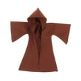 thumbnail image 5 of QccHieUs 1/12 Male Cloak with Hoodie, Long Cape for Action Figure Costumes, 6inch Outfit Brown, 5 of 8