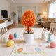 thumbnail image 4 of Decoraciones de Pascua, adornos de Pascua, plantas artificiales de Pascua, bonsáis, pequeñas plantas verdes en macetas, flores, bolas de árbol, adornos de escritorio, mini plantas bonsái, plantas de s, 4 of 7