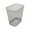 Silver, variant on YBM Home 3.5 Gallon Trash Can Wastebasket for Office, Professional Black Wire Mesh Rectangular Waste Basket for Under Desk, Kitchen, Den or Recycling (6 Pack)