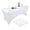 White, variant on Pesonlook 6ft Polyester Fitted Rectangular Tablecloth Stretchable Elastic Spandex Table Cover Black Tight Fitted Table Cover Wedding Party Patio Cocktail Bar Craft Exhibitions Washable Table Cover