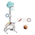 thumbnail image 1 of Milaget Basketball Hoop Outdoor Toy Adjustable Height for Background Indoor Backyard, 1 of 8