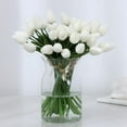 thumbnail image 3 of 9Pcs Artificial Tulips Real Touch PU Fake Flowers for Home Office Wedding Decoration, 3 of 6
