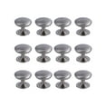 thumbnail image 3 of GOOHOCHY  12 Pcs Door Handle Single Hole Cabinet Silver Brushed Handles, 3 of 8