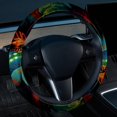 thumbnail image 2 of Chameleon 14.5 Inch Printing PVC Leather Auto Accessories Car Wheel Cover Steering Wheel Cover Car Wheel Covers, 2 of 6