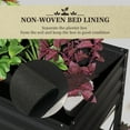 thumbnail image 6 of Outsunny Galvanized Raised Garden Bed with Legs and Storage Shelf, Black, 6 of 9