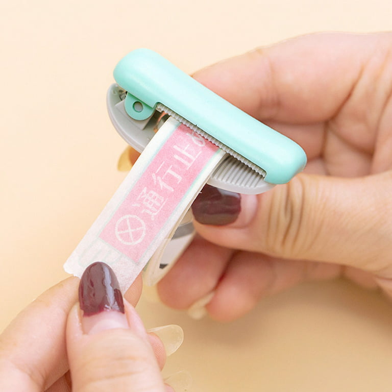 Stationery Mini Washi Tape Dispenser Kawaii Portable Plastic Office Tape  Cutter School Supplies 