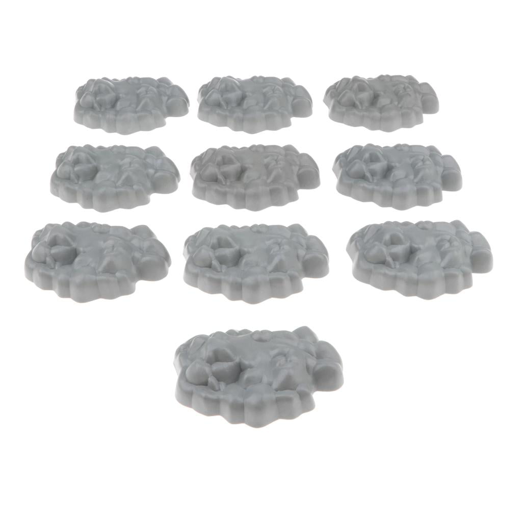 10PCS Military Model Scene Toy Soldiers Army Men Accessory Round Blockhouse 