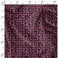 thumbnail image 2 of Soimoi Florals Print, Velvet Fabric, Decor Sewing Fabric by The Yard 54 Inch Wide,Decorative Fabric for Upholstery and Home Accents, Black & Pink, 2 of 6
