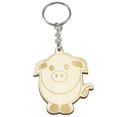 thumbnail image 1 of CAROOTU Wooden Keychain Cute Cartoon Animals Keyring Personalized Key Crafts Pendant for Backpack Handbag Wallet Decor New, 1 of 6