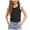 Black, variant on Girls Ribbed Tank Tops Kids Summer Crew Neck Slim Fit Sleeveless Tops Casual Basic Undershirts Vest for 5-14 Years (Light Pink, 3-4 Years)