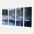 thumbnail image 2 of Lac d'Hiver dans une Forêt Profonde - Impression sur Toile Paysage, 2 of 3