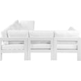 thumbnail image 4 of Meridian Furniture Nizuc White Outdoor Patio Modular Sectional, 4 of 8