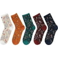 thumbnail image 7 of CHUNTIAN Sox Womens Funny Crew Socks Girls Cute Patterned Dress Socks Cotton Funky High Ankle Socks Athletic Mid-calf Socks, 7 of 7