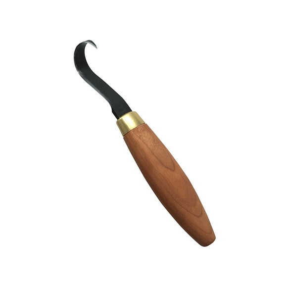 FLEXCUT Steel Blade Single Bevel Sloyd Hook Knife - Carving Tool (KN52)