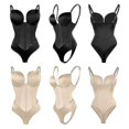 thumbnail image 3 of Body moldeador para mujer, ropa interior adelgazante, Espalda descubierta, entrenador de cintura con Tanga en U, corsé realzador para boda, 3 of 5
