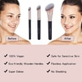thumbnail image 2 of Set de brochas de maquillaje ENERGY Kabuki Foundation, 3 unidades con bolsa de poliuretano, 2 of 9
