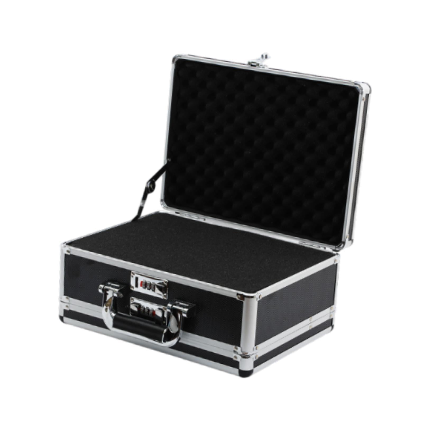 Bothyi Aluminum Alloy Case Password Briefcase Lockable Box Secure for Business Home