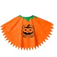 thumbnail image 5 of Rggeeun Adults Halloween Cape Cute Pumpkin & Candy Pattern Pointed Hem Crew Neck Flowy Breathable for Halloween Outdoor Play Leisure Capes,Orange,One Size, 5 of 5