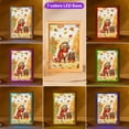 thumbnail image 3 of Welcome Fall Cocker Enjoys School Time Autumn Fall Leaves Acrylic Plaque with Wood Photo Frame Box Cockers Dog Lover Gifts Light Box - 02013, 3 of 5
