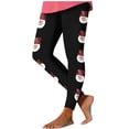 thumbnail image 2 of Ninixx Womens Christmas Funny Printed Leggings High Waisted Stretch Full Length Yoga Pants Holiday Casual Workout Pants, 2 of 8
