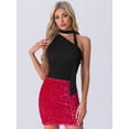 thumbnail image 3 of DARING DIVA Women's One Shoulder Sleeveless Ruched Crop Tank Top S Black, 3 of 6