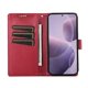 thumbnail image 2 of DF-06 For Xiaomi Poco X7 Pro 5G Redmi Turbo 4 5G Phone Case Line Imprint Leather Wallet Cover - Gree, 2 of 5