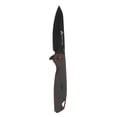 thumbnail image 4 of (2 pack) Ozark Trail Fathom 7 inch Folding Knife, Drop Point Blade, Black Handle, 4 of 13