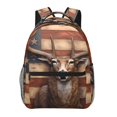 thumbnail image 1 of Easygdp Deer American Flag Wall Mochila Ergonómica Versátil para Laptop - Múltiples Bolsillos, Correas Ajustables, Unisex para Escuela, Viajes y Actividades al Aire Libre-One Size, 1 of 5