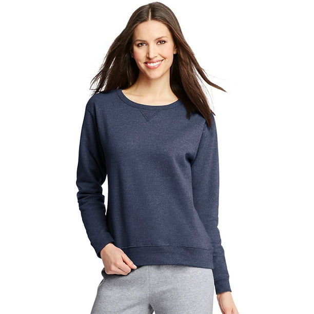 hanes comfortsoft ecosmart women's crewneck sweatshirt