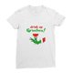 thumbnail image 1 of Camiseta con estampado navideño de copa de vino Grinches para mujer, Camiseta con estampado de palmeras, camisa holgada clásica con cuello redondo para hombre, 1 of 4