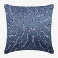 thumbnail image 3 of The HomeCentric Cushion Cover For Sofa Midnight Blue Pillow Shams Sequins Abstract Sparkly Glitter Pillow Shams Pack of 2 24x24 inch (60x60 cm) Pillow Sham Taffeta Pillow Sham Striped - Whirlpool, 3 of 9