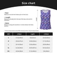 thumbnail image 5 of Haiem colorful Skull flower leaf Printed Women's Workout Tank Top, Quick-Dry Sleeveless Gym Shirt, Breathable Lightweight Athletic Top for Running, Yoga, and Casual Wear-XX-Large, 5 of 7