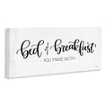 thumbnail image 3 of Stupell Industries Rustic Lodge Bed & Breakfast Make Both Canvas Art, 24 x 10, by Imperfect Dust, 3 of 8