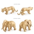 thumbnail image 3 of Toys 7 PCs Animal Toys Figurines Simulation Animal Model Gold Version Simulation Forest Zoo Model for Kids Preschool Educational Animals Toys, 3 of 8