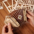 thumbnail image 4 of Hands Craft 3D Modern Wooden Puzzle: Musical Instrument - Accordion, 4 of 7